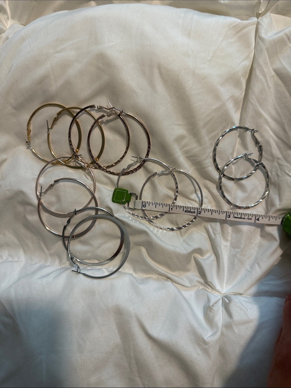 Mixed Metal Hoop Earring Set — Gold, Rose and Silver Hoops